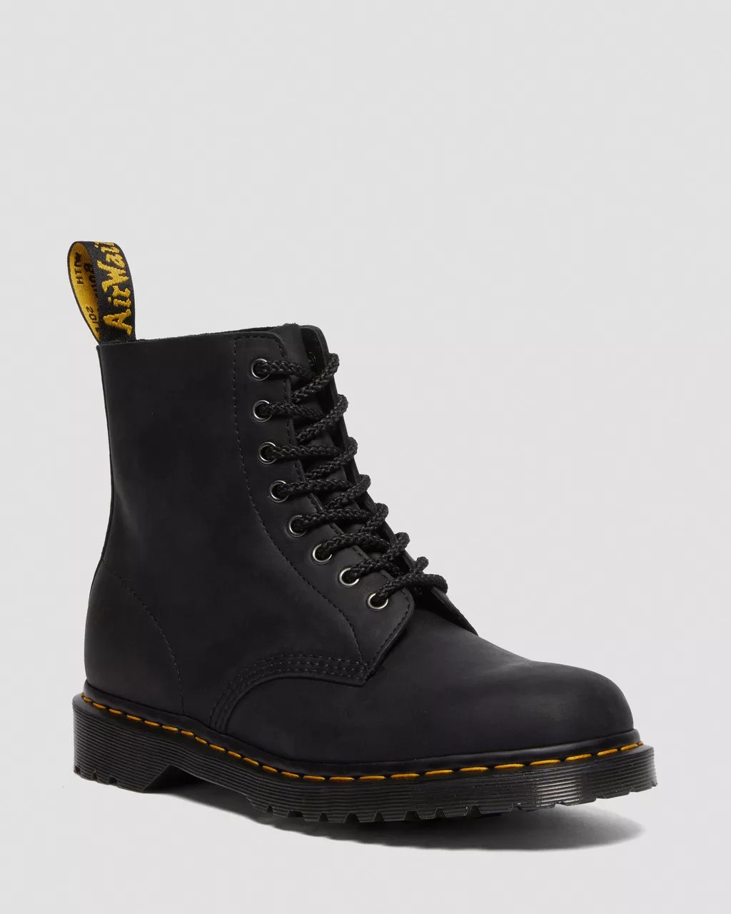 1460 PASCAL WAXED FULL GRAIN LEATHER LACE UP BOOTS